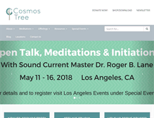 Tablet Screenshot of cosmostree.org